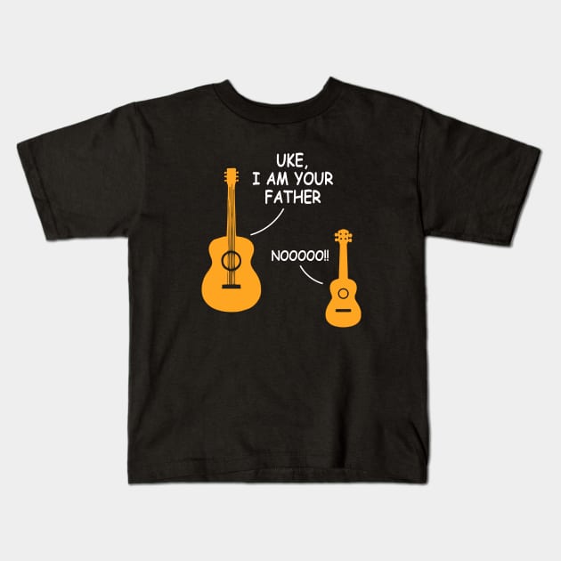 Uke, I Am Your Father Kids T-Shirt by sunima